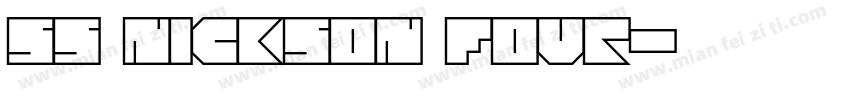 SS Nickson Four字体转换